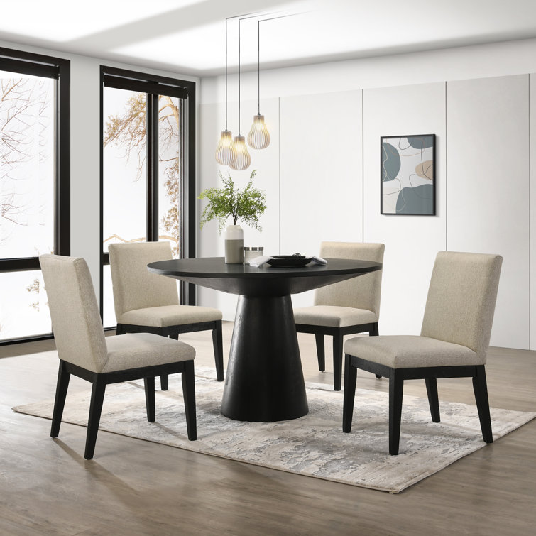 Round 5 discount piece dining set